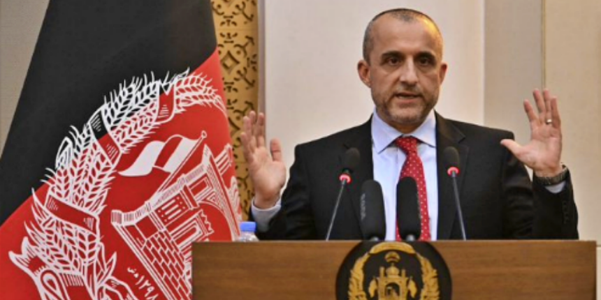 Afganistan'ın yasal cumhurbaşkanı Amrullah Saleh, görevinin başında!