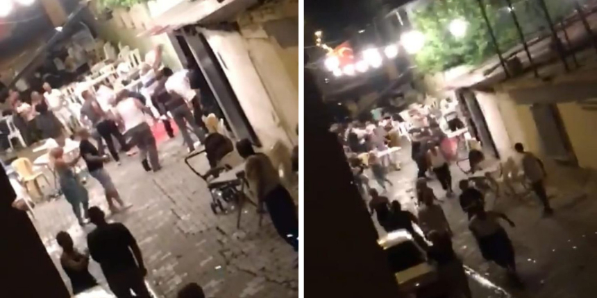 Böyle eğlence görülmedi! Silahlar ve sandalyeler havada uçuştu!