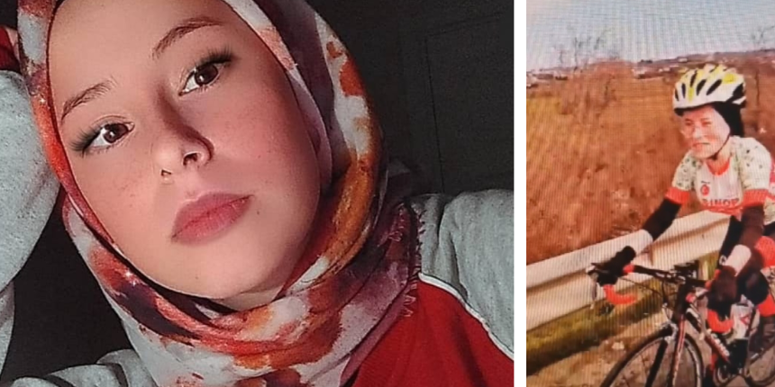 19 yaşındaki bisikletli kız otomobilin altında kaldı