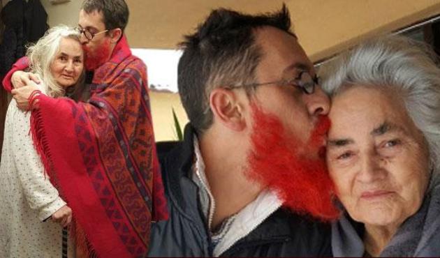 Annesi tanısın diye sakallarını kırmızıya boyamıştı, bugün kaybetti...