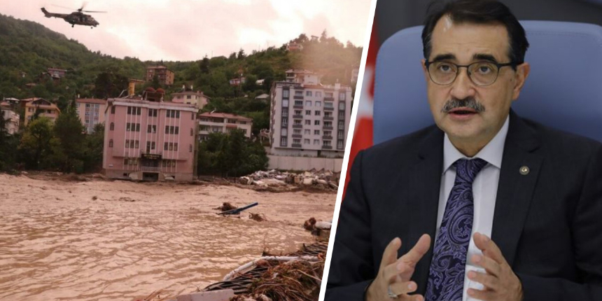 Enerji ve Tabii Kaynaklar Bakanlığı: Selden etkilenen tüm bölgelere elektrik sağlandı!