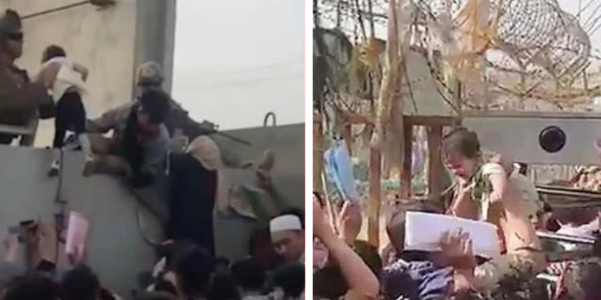 Taliban'ın zulmünden kaçamayan anneler, bebeklerini dikenli teller üzerinden yabancı askerlere verdi