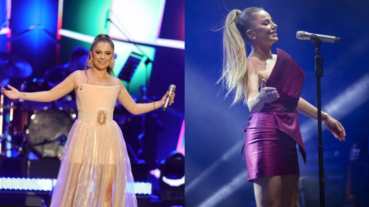 Kuruçeşme’de Merve Özbey rüzgarı! Konserde iki farklı elbise giydi