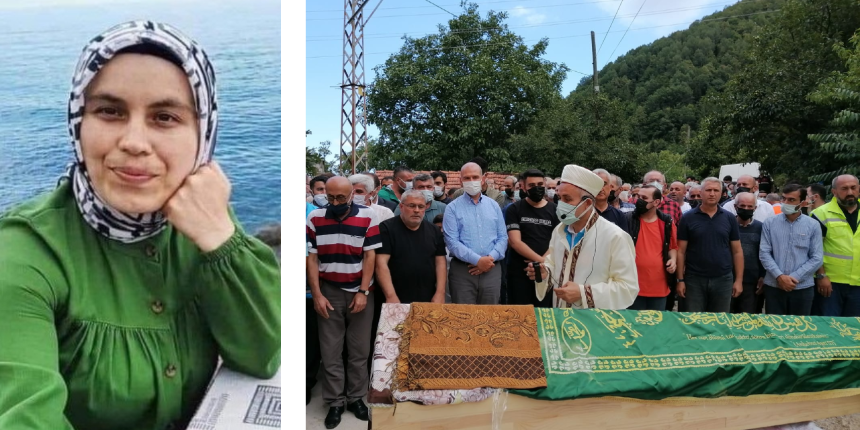 Sel sularına kapılan anaokulu öğretmenine veda