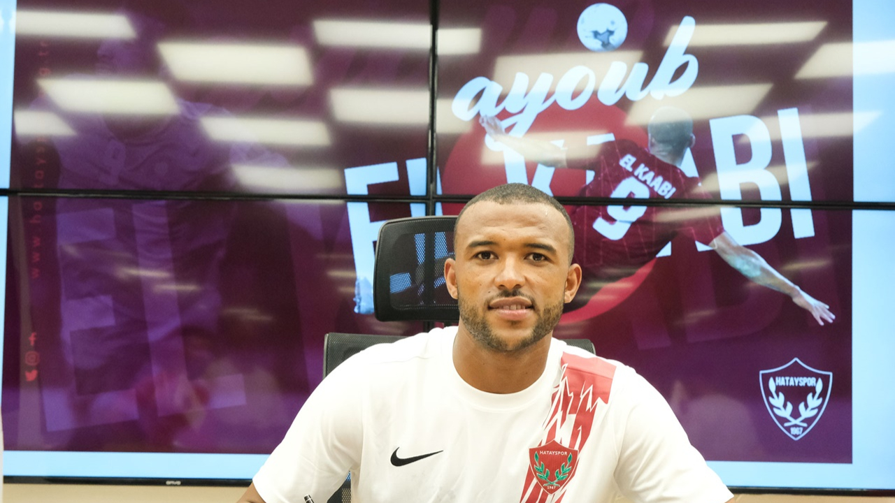 Hatayspor, Faslı forvet Ayoub El Kaabi ile 2 yıllık sözleşme imzaladı