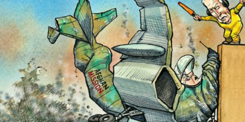 The Economist, Biden'ın 'başarılı' Afganistan tahliyesini resmetti!
