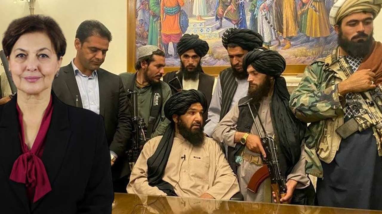 Taliban Afganistanını ilk tanıyan Perinçek'in kadınları oldu!