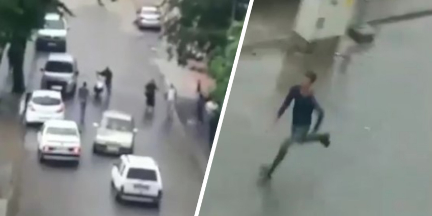 Sel felaketinden saniyeler önce çekilen video ortaya çıktı! 'Kaçın, kaçın'