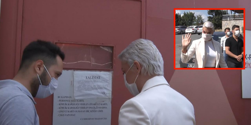 Karakola giderek teslim olmuştu... Deniz Akkaya'nın cezaevine giriş anı ortaya çıktı