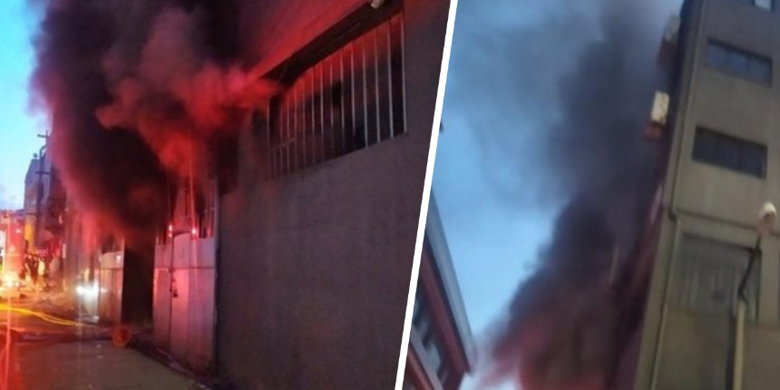 İstanbul güne alevler içinde uyandı: Kağıthane'de korkutan yangın!