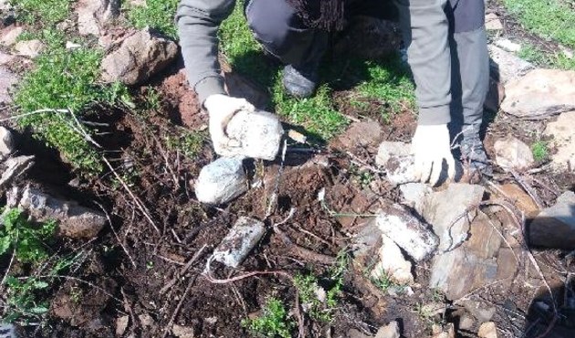 Bitlis'te yıkık binada patlayıcı bulundu