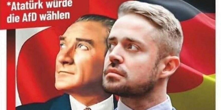 Almanya'da ırkçı partiden Atatürk’e büyük saygısızlık! Tepkiler çığ gibi...