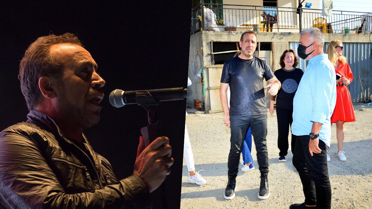 Haluk Levent'ten anlamı ziyaret! Yangın mağduru Manavgatlılarla buluştu