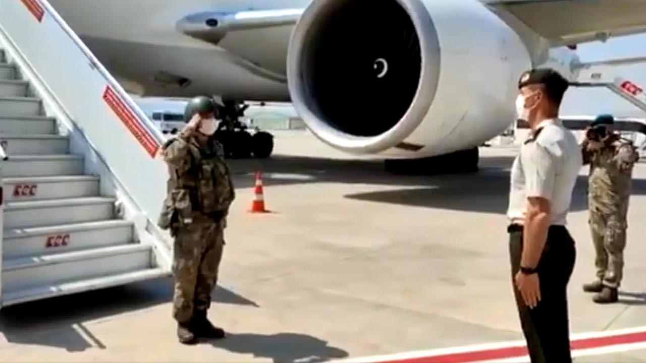 Afganistan'da görev yapan Türk askerleri Ankara'da böyle karşılandı