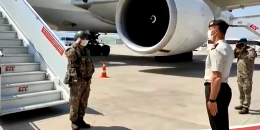Afganistan'da görev yapan Türk askerleri Ankara'da böyle karşılandı