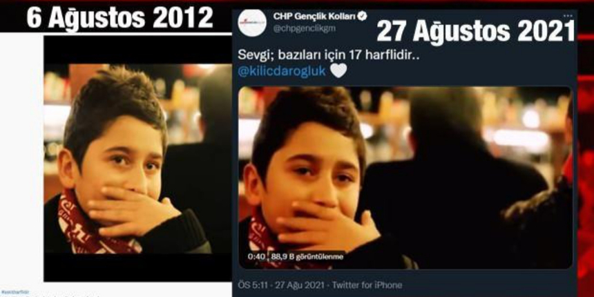 CHP'nin ajansından bir skandal daha: "Sevgi; bazıları için 17 harflidir.." videosu çalıntı çıktı!