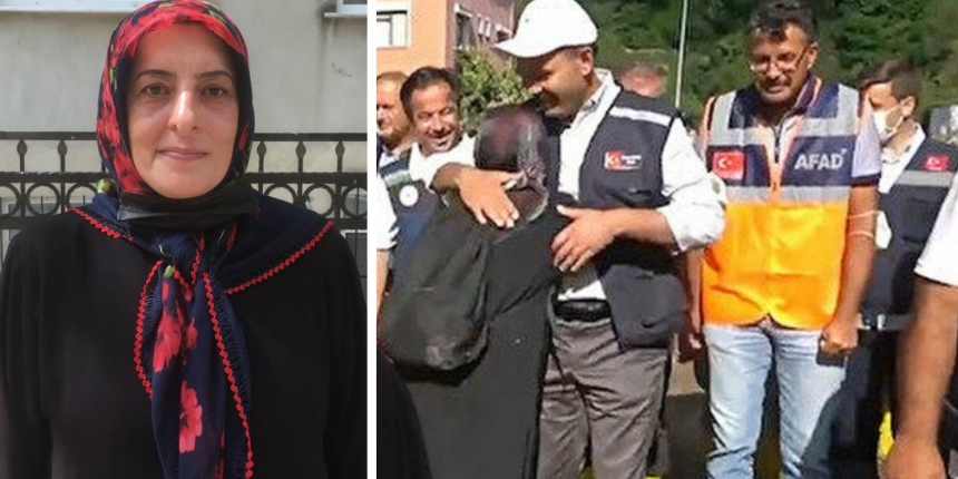 Bakan Kurum'a ağlayarak sarılan afetzede: Babam olsa bu kadar sahip çıkardı!