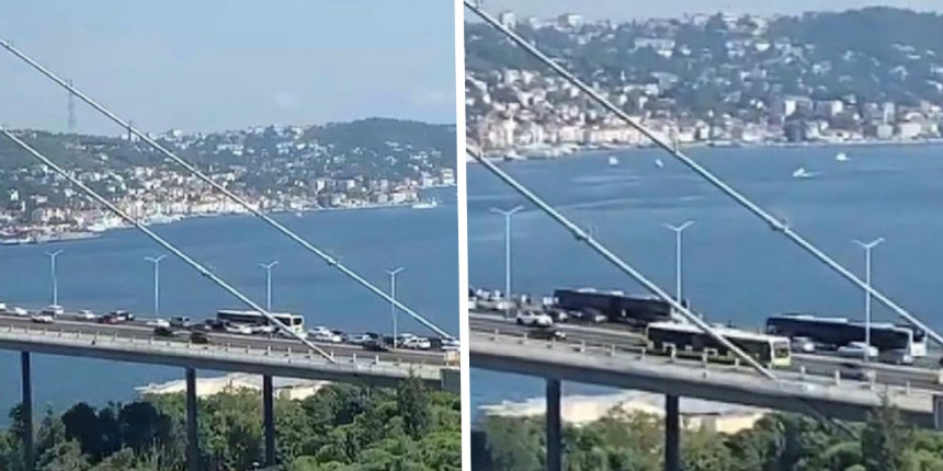 15 Temmuz Şehitler Köprüsü'nde metrobüs çilesi: Vatandaşlar köprünün ortasında kaldı!