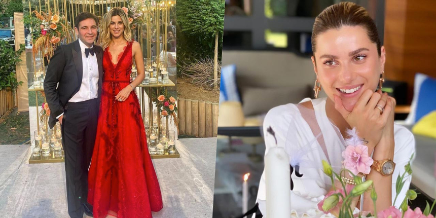 Hacı Sabancı ile evlilik hazırlığında olan Nazlı Kayı'nın gelin mayosu tepki çekti