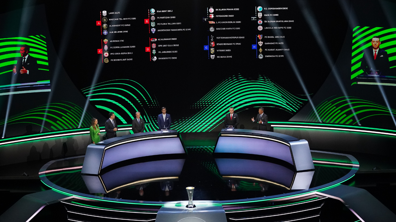 UEFA Konferans Ligi'nde grup kuraları çekildi