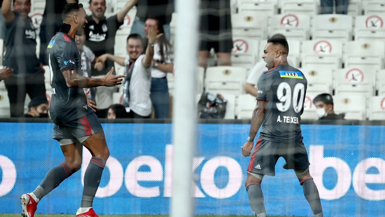 Beşiktaş evinde Karagümrük'ü tek golle devirdi... Alex Teixeira'dan süper gol