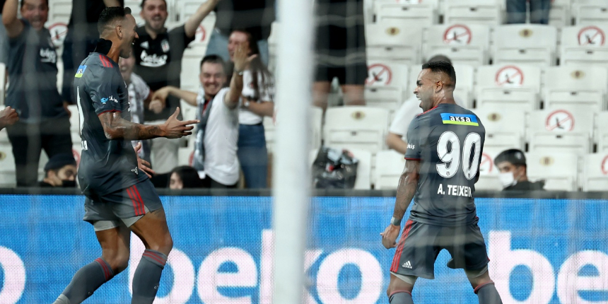 Beşiktaş evinde Karagümrük'ü tek golle devirdi... Alex Teixeira'dan süper gol