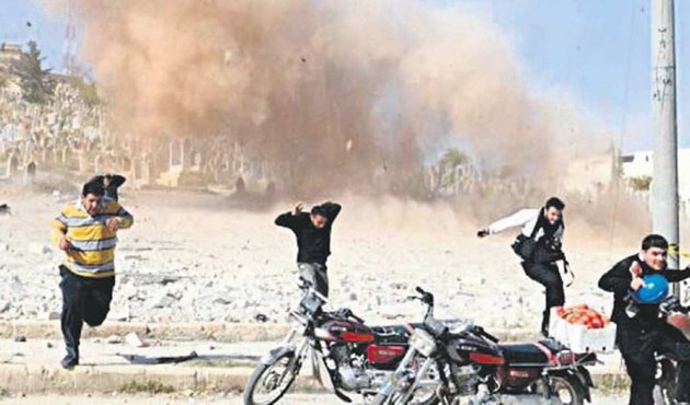 DEAŞ'tan Türkmen kasabasına havan saldırısı