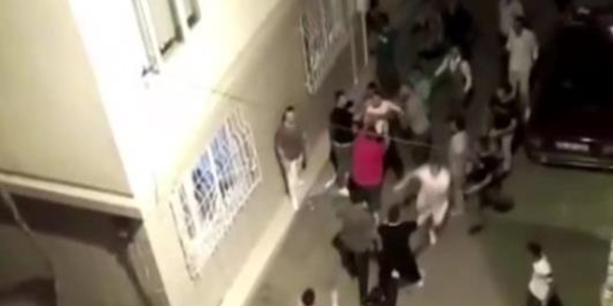 Düğün sahipleriyle komşuların yüksek ses kavgası kamerada!