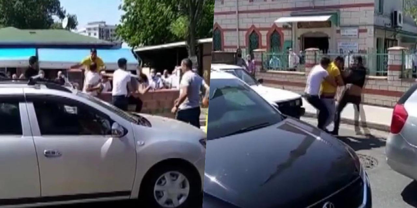 Alacak verecek meselesinde ortalık savaş alanına döndü! Tekme ve yumruklar havada uçuştu