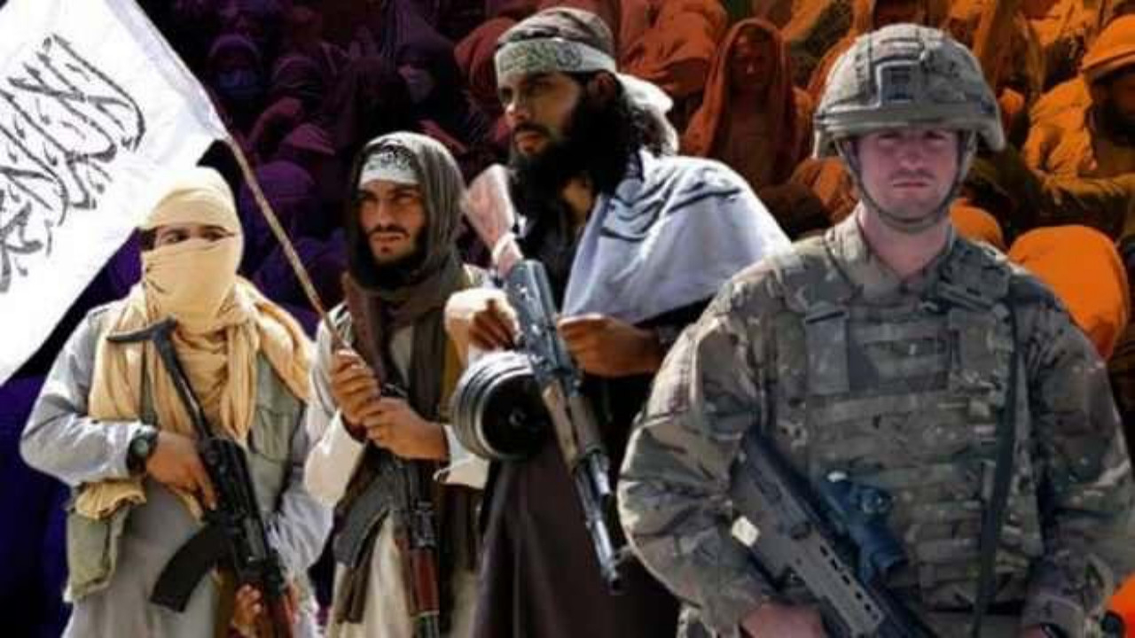Son ABD askerinin de çekilmesinin ardından Taliban'dan zafer açıklaması!