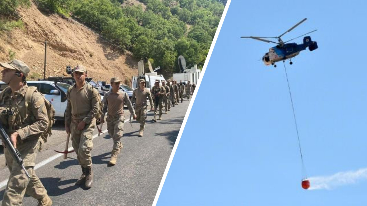 Orman Genel Müdürlüğü'nden Tunceli ve Bingöl'deki orman yangınlarına ilişkin açıklama!