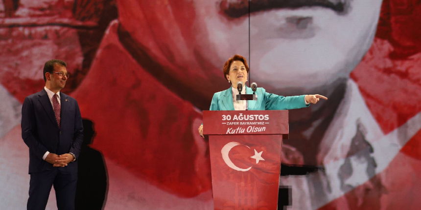 Akşener, İmamoğlu'nu Fatih'e, AK Parti'yi Bizans'a benzetti