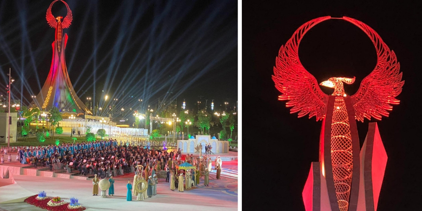 Özbekistan’ın yeni yıldızı Stella’ya Türk imzası: İşte görkemli anıtın göz kamaştıran fotoğrafları..
