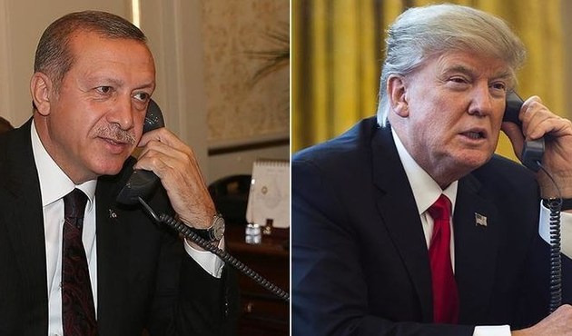 Trump'tan Cumhurbaşkanı Erdoğan'a tebrik telefonu