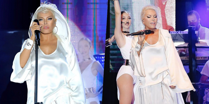 Ajda Pekkan'ın sahne kıyafeti olay oldu! Konserde bakın ne giydi...