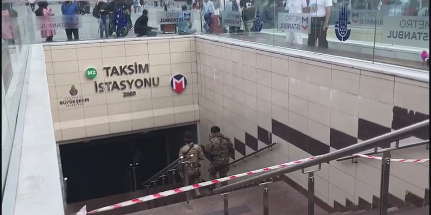 Taksim'deki metroda intihar girişimi: Seferler durdu
