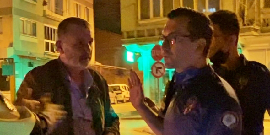 Alkollü sürücüden polise: Hadi beni kelepçele, kelepçele...