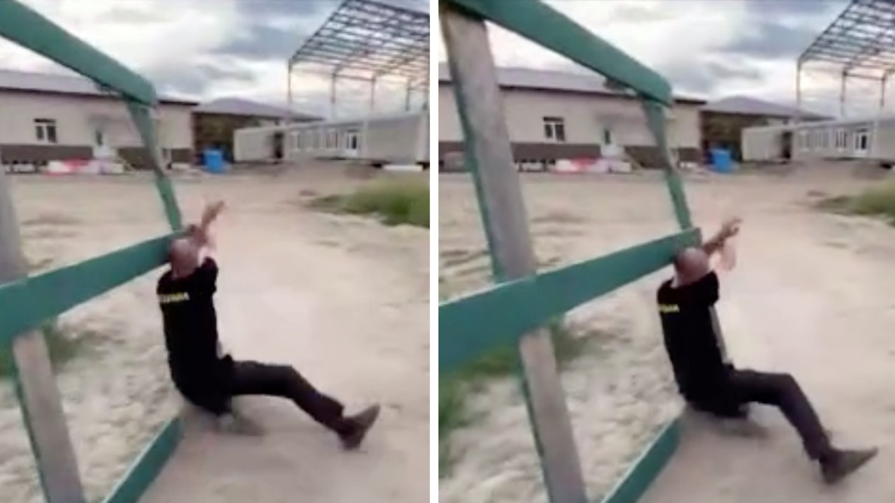 Habersizce teftişe giden vali neye uğradığını şaşırdı! Zil zurna sarhoş bekçi kapıyı bile açamadı...