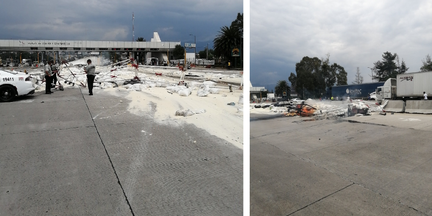 Şeker yüklü tırın freni patladı, otoyol gişelerine çarptı: 3 ölü, 7 yaralı