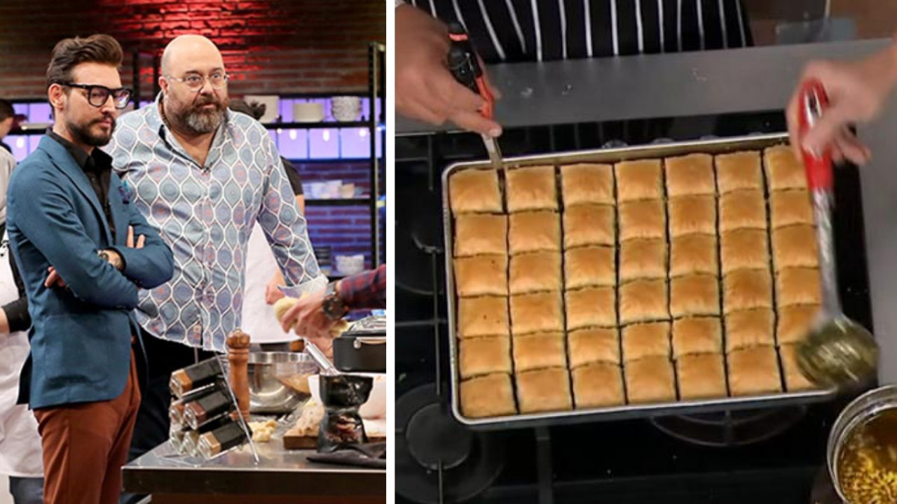MasterChef'in tüm foyası ortaya çıktı! Eleme bölümünde yaşanan 'baklava dilimi' skandalı şoke etti!