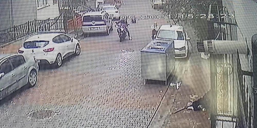 Tek teker şovu kazayı beraberinde getirdi! O anlar kamerada...