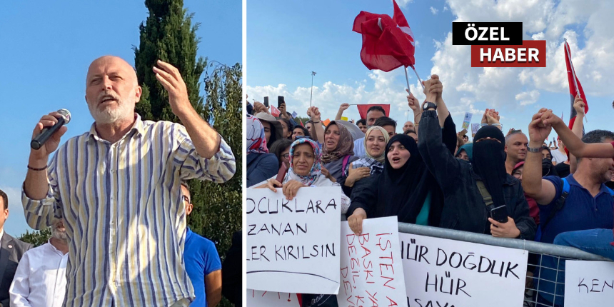 Aşı karşıtları mitinginde korkunç çağrı: Randevu sistemini kilitleyelim!