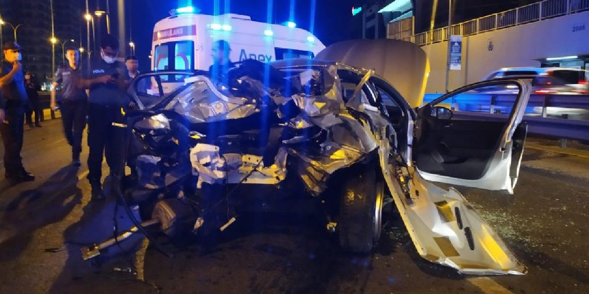 E-5 Karayolu'nda feci kaza: 5 yaralı