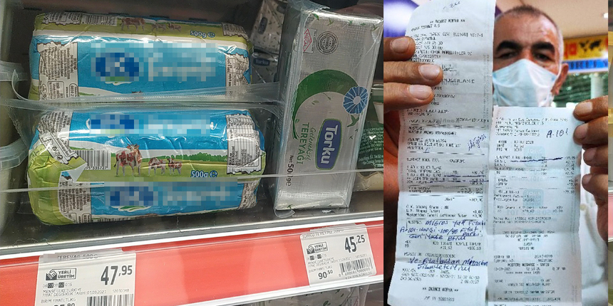 İki marketin arasındaki mesafe 50 metre, fiyat farkı neredeyse yüzde 100