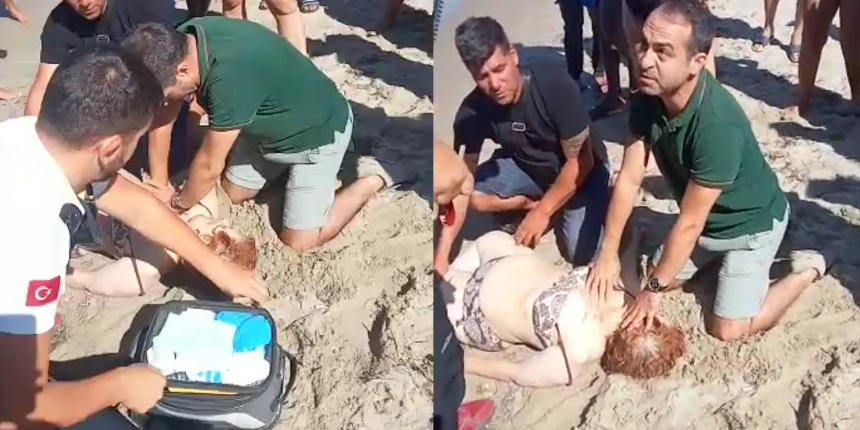 Kalbi duran turisti il sağlık müdürü kurtardı