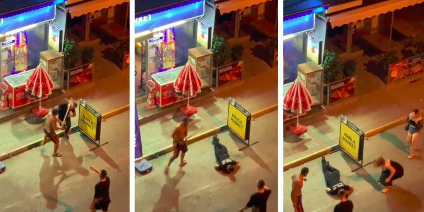 Gürültü vahşeti! Sopayla öldüresiye dövdü