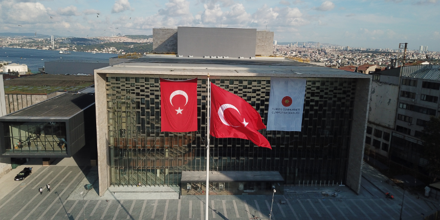 29 Ekim'de açılacak! AKM'de son durum havadan görüntülendi
