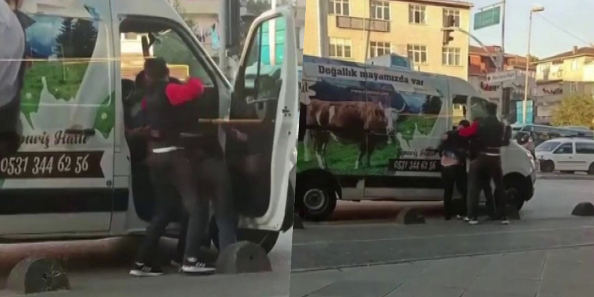 Sancaktepe'de akılalmaz olay! Bir kişiyi güpegündüz böyle kaçırdılar