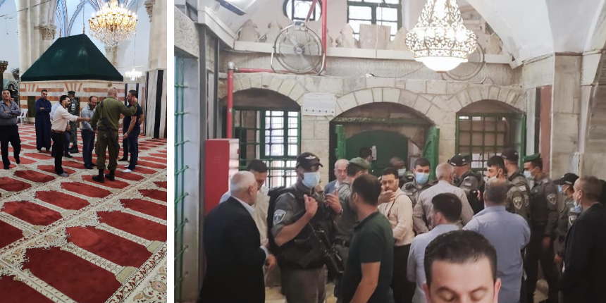 İsrail askerleri camiye ayakkabılarla girdi, ibadet edenleri zorla çıkardı