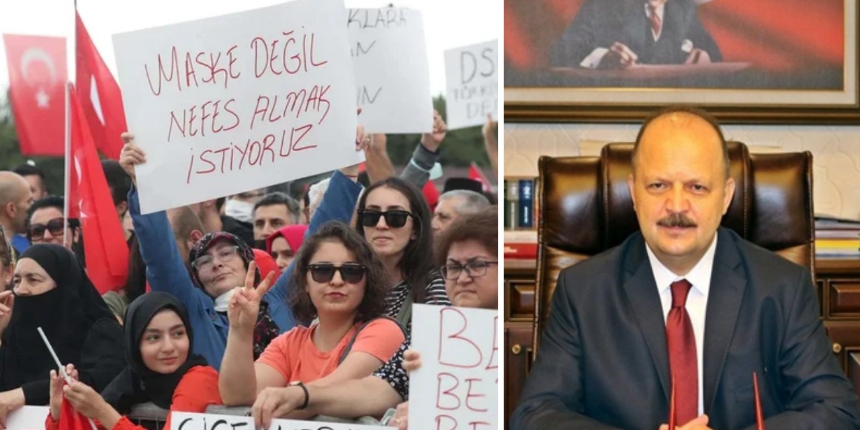 'Aşı karşıtları mitingine izin vermediği için Maltepe kaymakamı sürüldü' iddialarına Bakanlık'tan yalanlama!